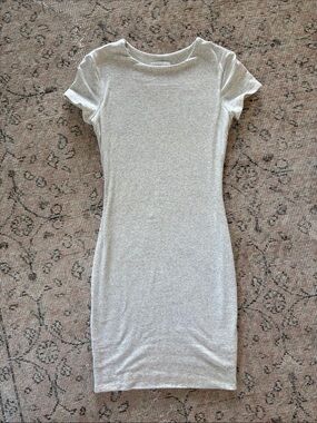 KOOKAI bodycon dress cotton XS 1 light heathered grey